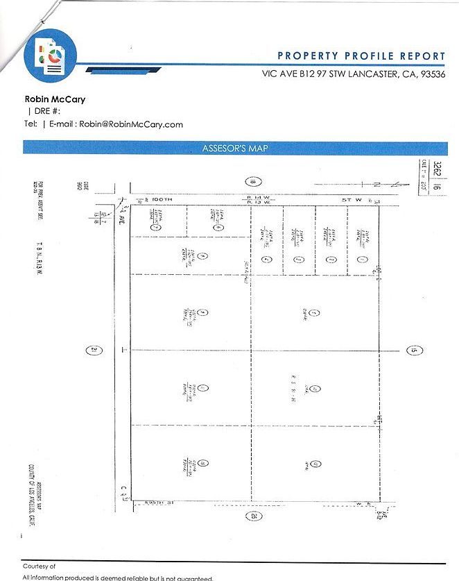0 B12/97 Vac Vic Ave LOT 1 Lancaster, CA 93536  | Land/Lot