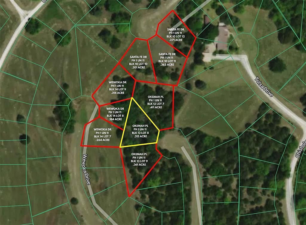 Okemah Pl LOT 8 Burneyville, OK 73430  | Land/Lot