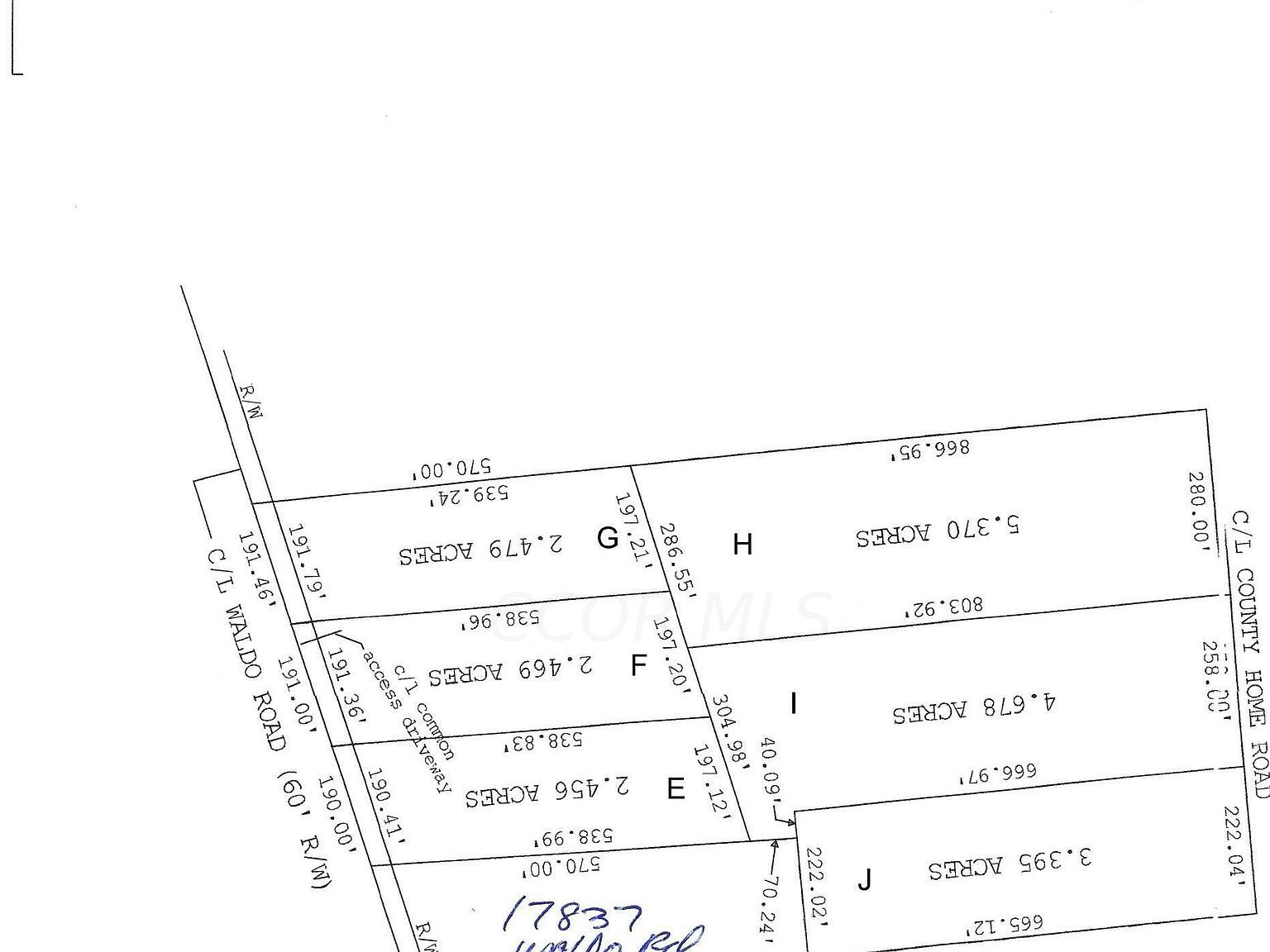 LOT County Home Rd #H Marysville, OH 43040  | Land/Lot
