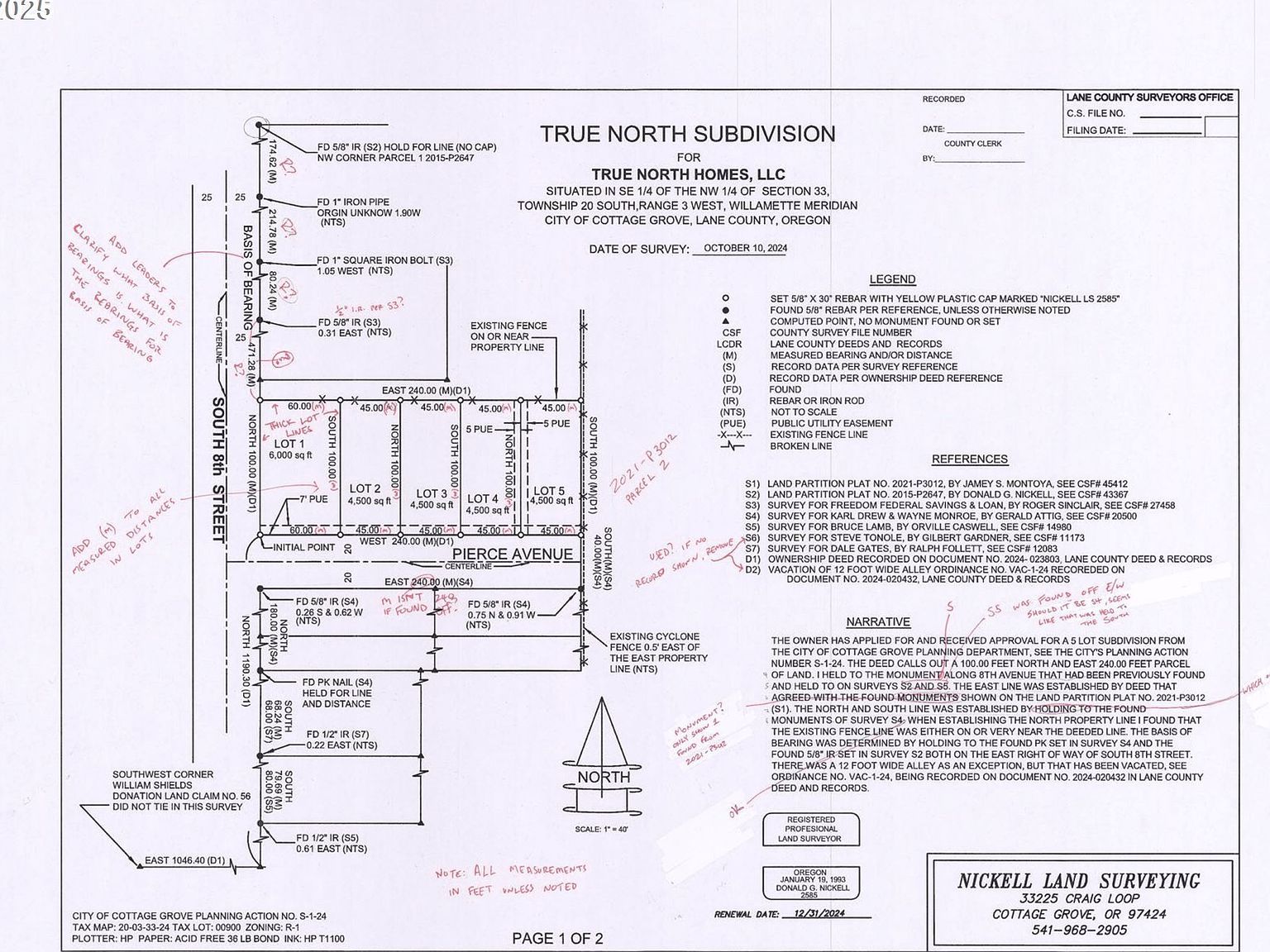 0 Pierce Ave Cottage Grove, OR 97424  | Land/Lot