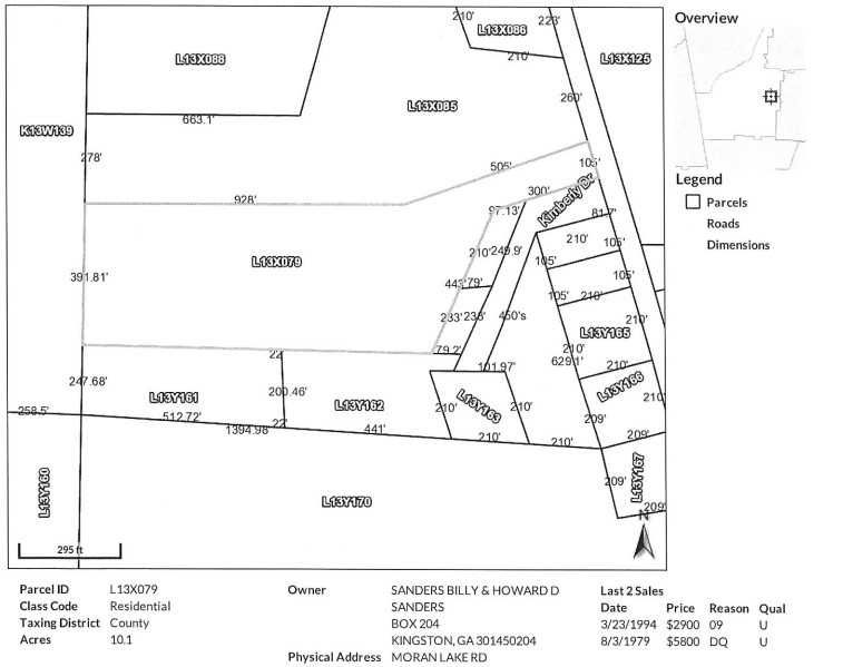 Moran Lake Road Northeast, Rome, GA, 30161  | Land/Lot