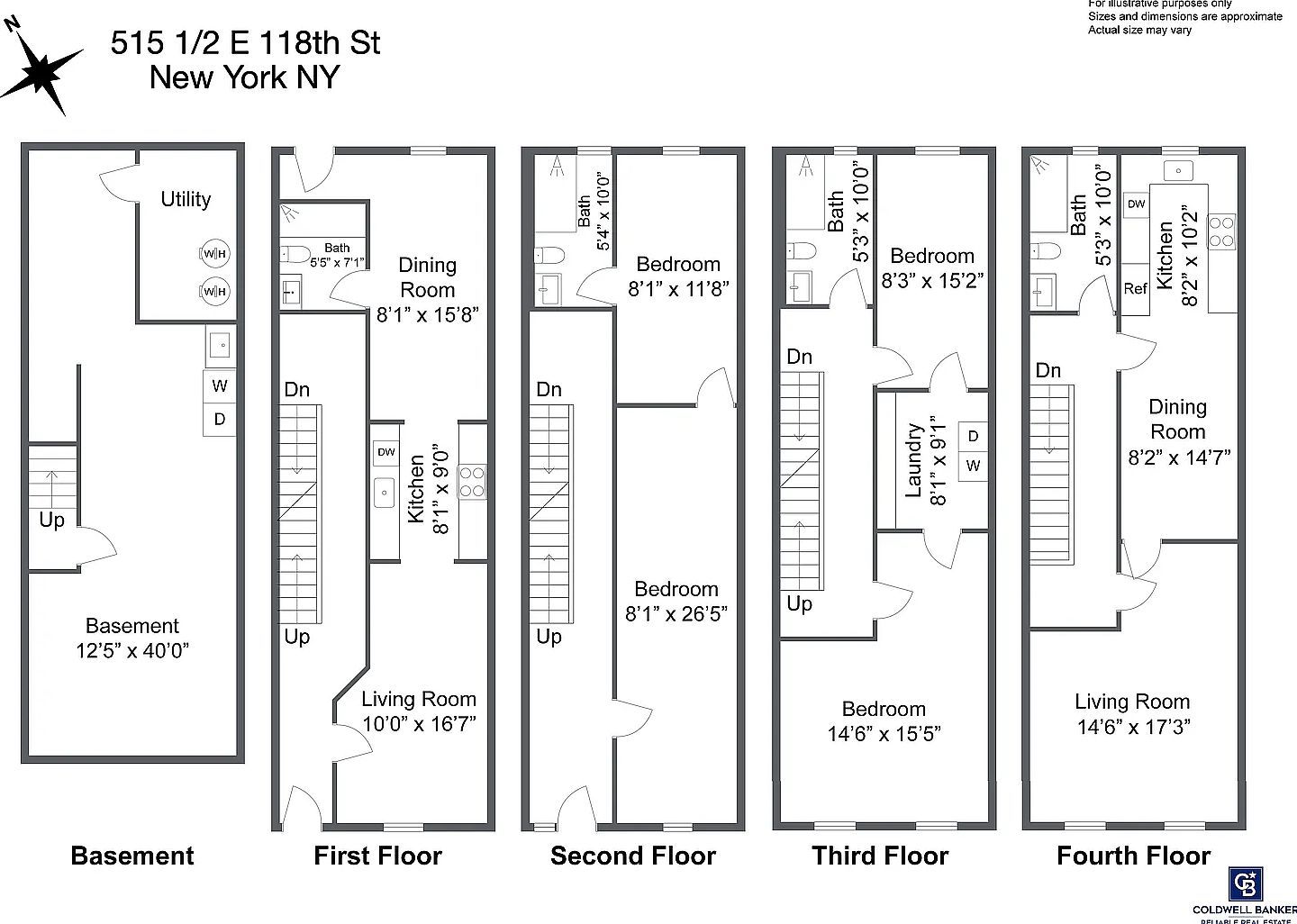 515 1/2 E 118th St #1 New York, NY 10035  | Multi Family