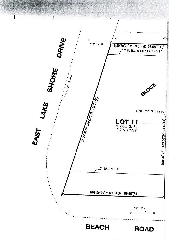LOT 11 Beach Rd Wonder Lake, IL 60097  | Land/Lot