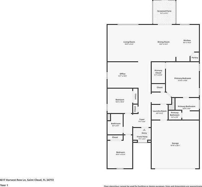 4617 Harvest Row Ln Saint Cloud, FL 34772  | Single Family