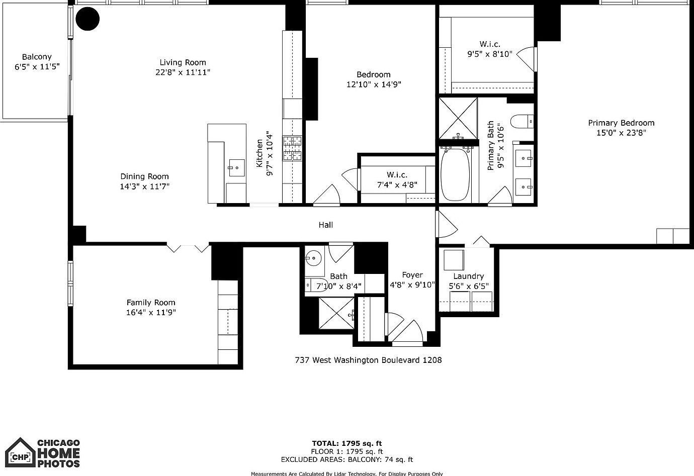 737 W Washington Blvd APT 1208 Chicago, IL 60661  | Condominium