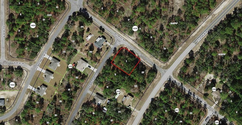 10200 N Spaulding Dr LOT 1 Dunnellon, FL 34433  | Land/Lot