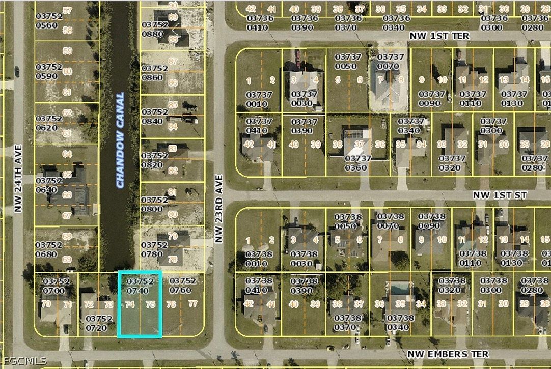 2305 NW Embers Ter Cape Coral, FL 33993  | Land/Lot