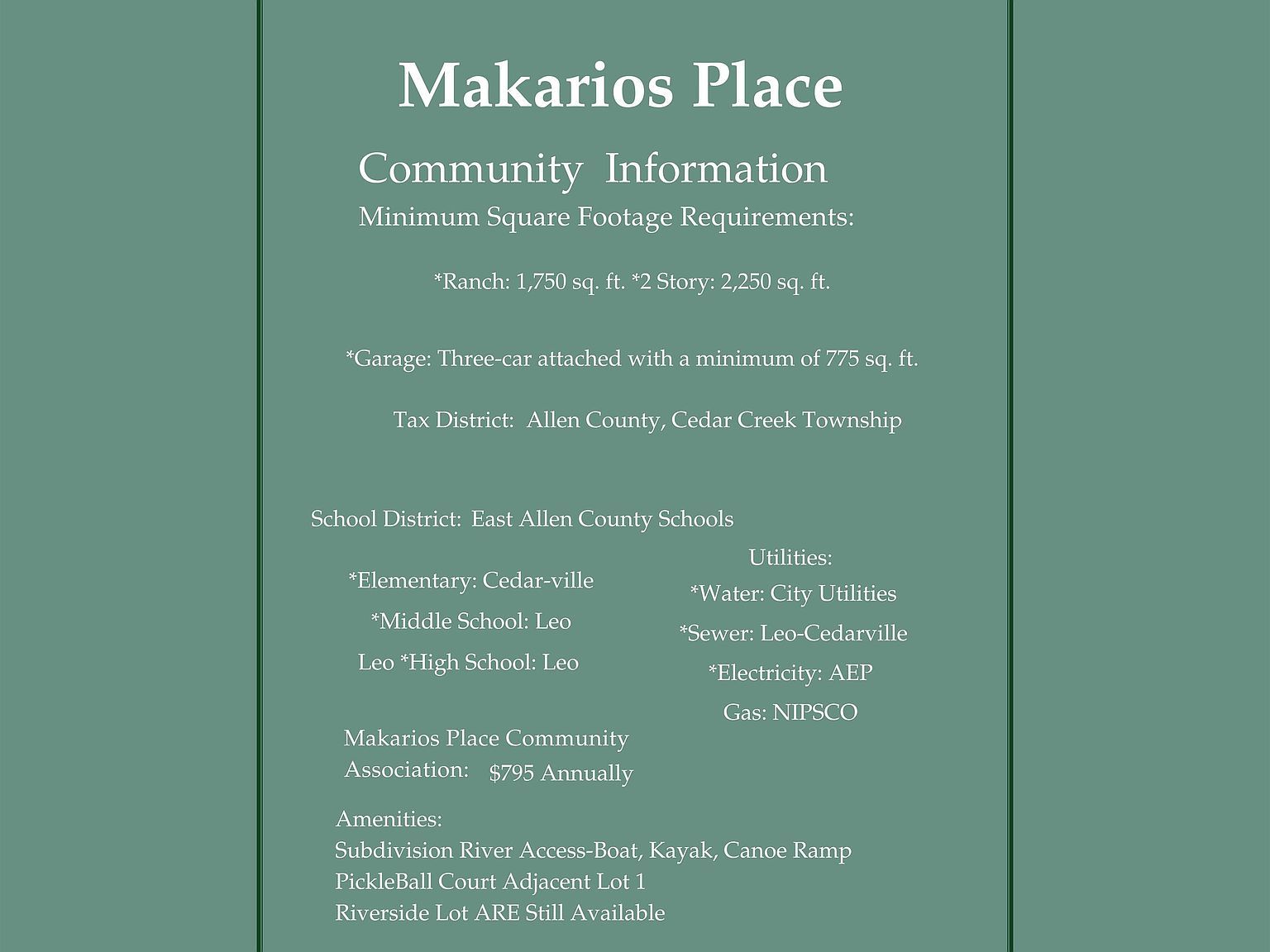 15354 Makarios Pass #9 Leo, IN 46765 - Thumbnail 3