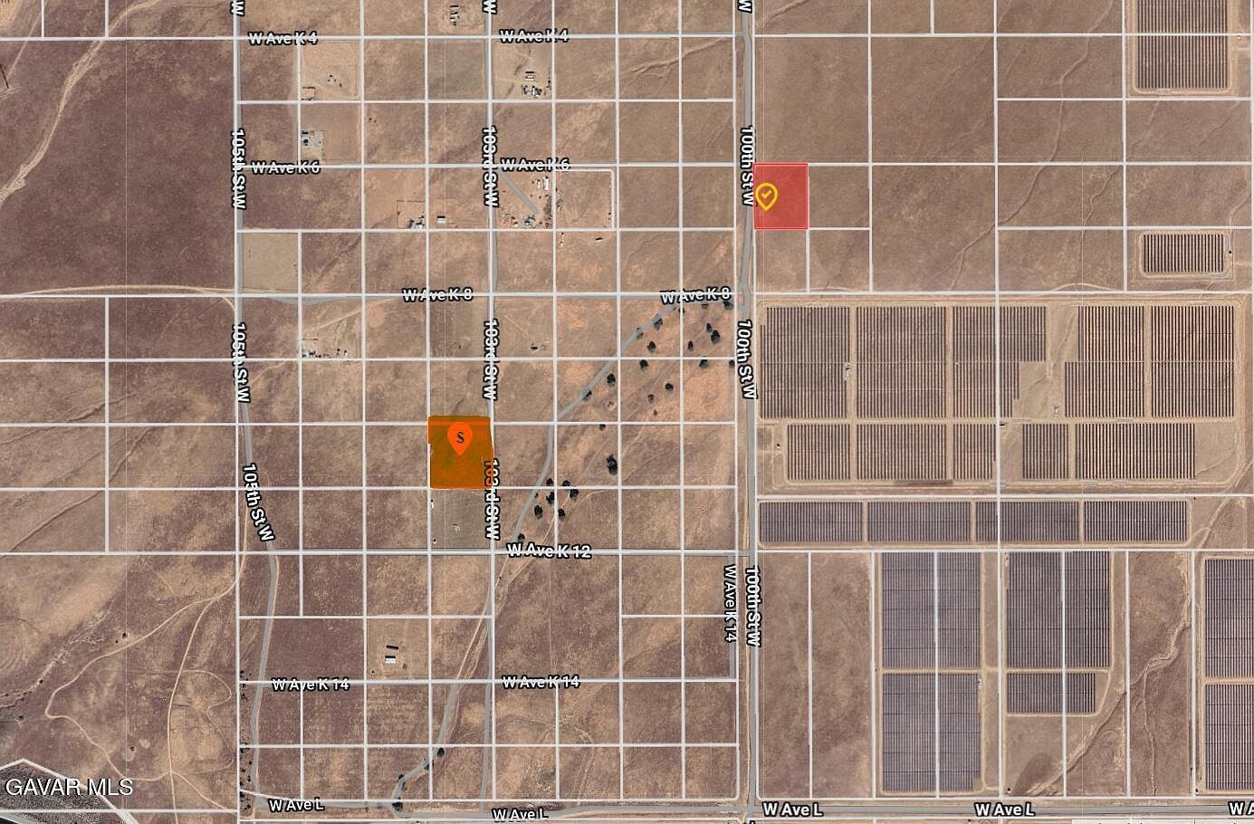 100th Street W Vic Ave #K6 Lancaster, CA 93536  | Land/Lot