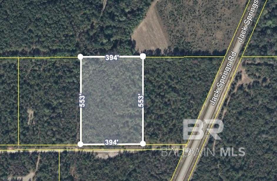 58979 Jack Springs Rd Perdido, AL 36562  | Land/Lot