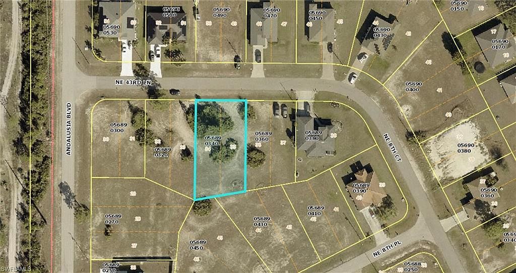 808 NE 43rd Ln Cape Coral, FL 33909  | Land/Lot