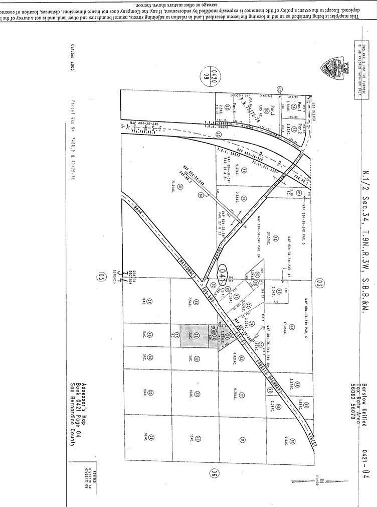 0 Main St #1 Barstow, CA 92311  | Land/Lot