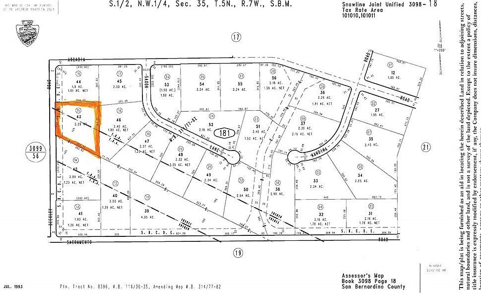 15 Beekley Rd #43 Phelan, CA 92371  | Land/Lot