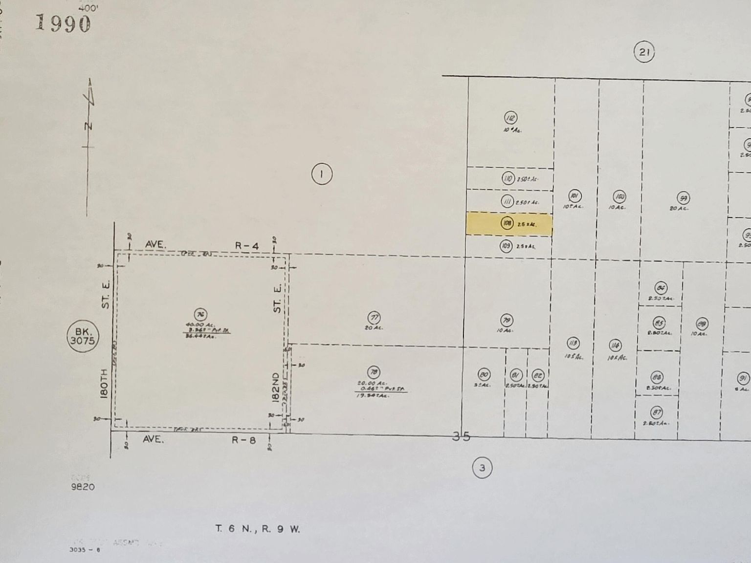 Apn 3030 2 108 185th Street E & R4 Ave #R4 Palmdale, CA 93591  | Land/Lot