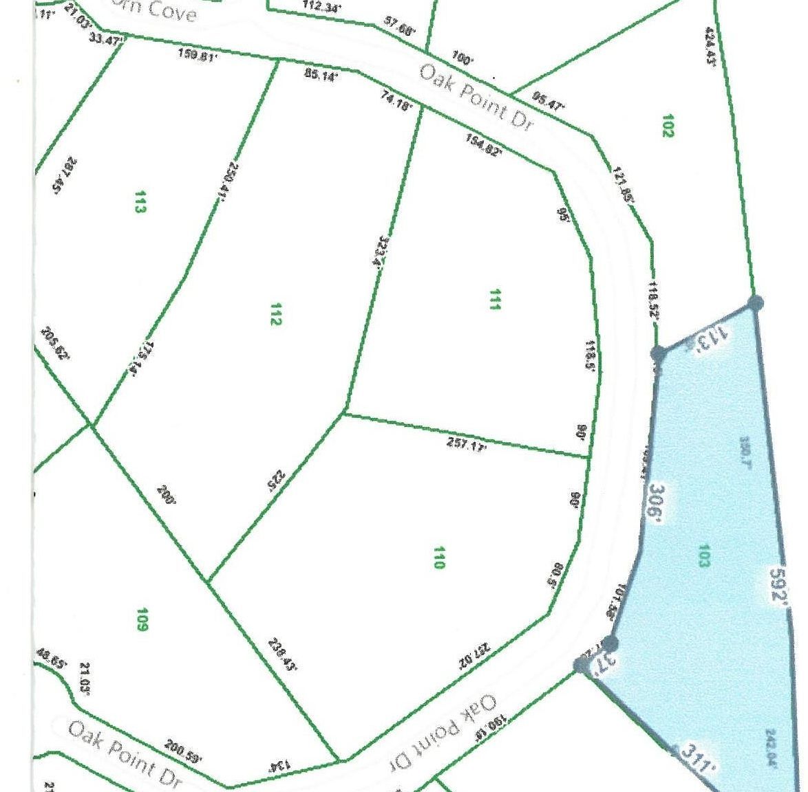 103 Oak Point Dr Lexington, TN 38351  | Land/Lot