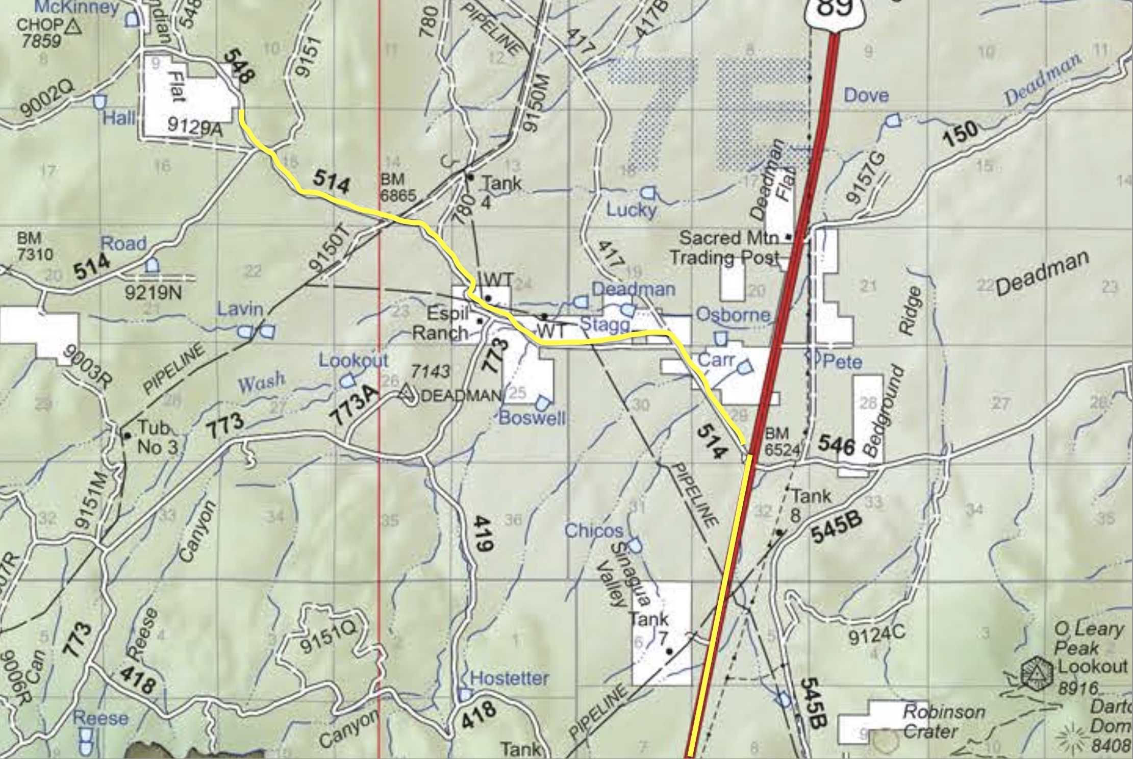 548 Forest Service Road, Flagstaff, AZ 86001, USA  | Land/Lot