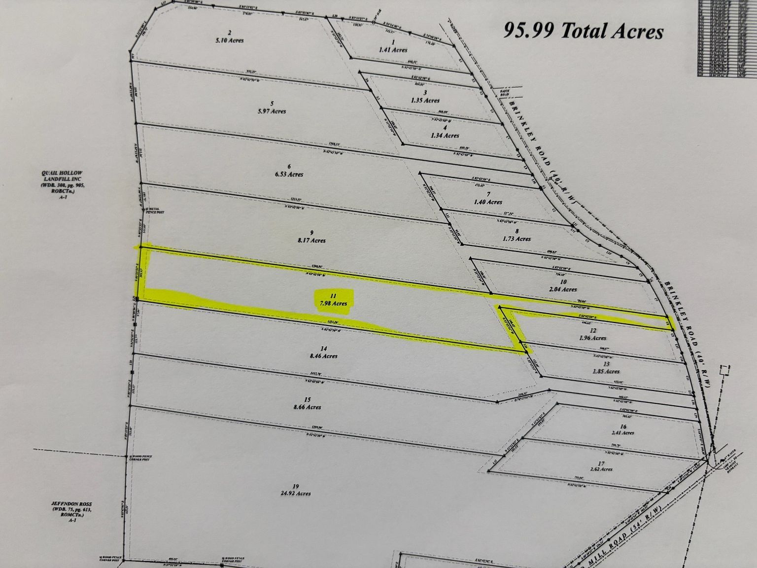 0 Brinkley Rd LOT 11 Wartrace, TN 37183  | Land/Lot