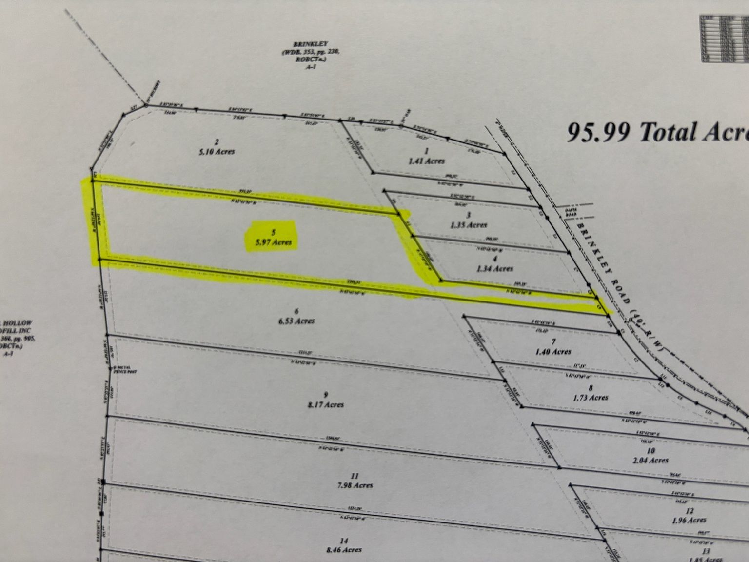 0 Brinkley Rd LOT 5 Wartrace, TN 37183 | Land/Lot