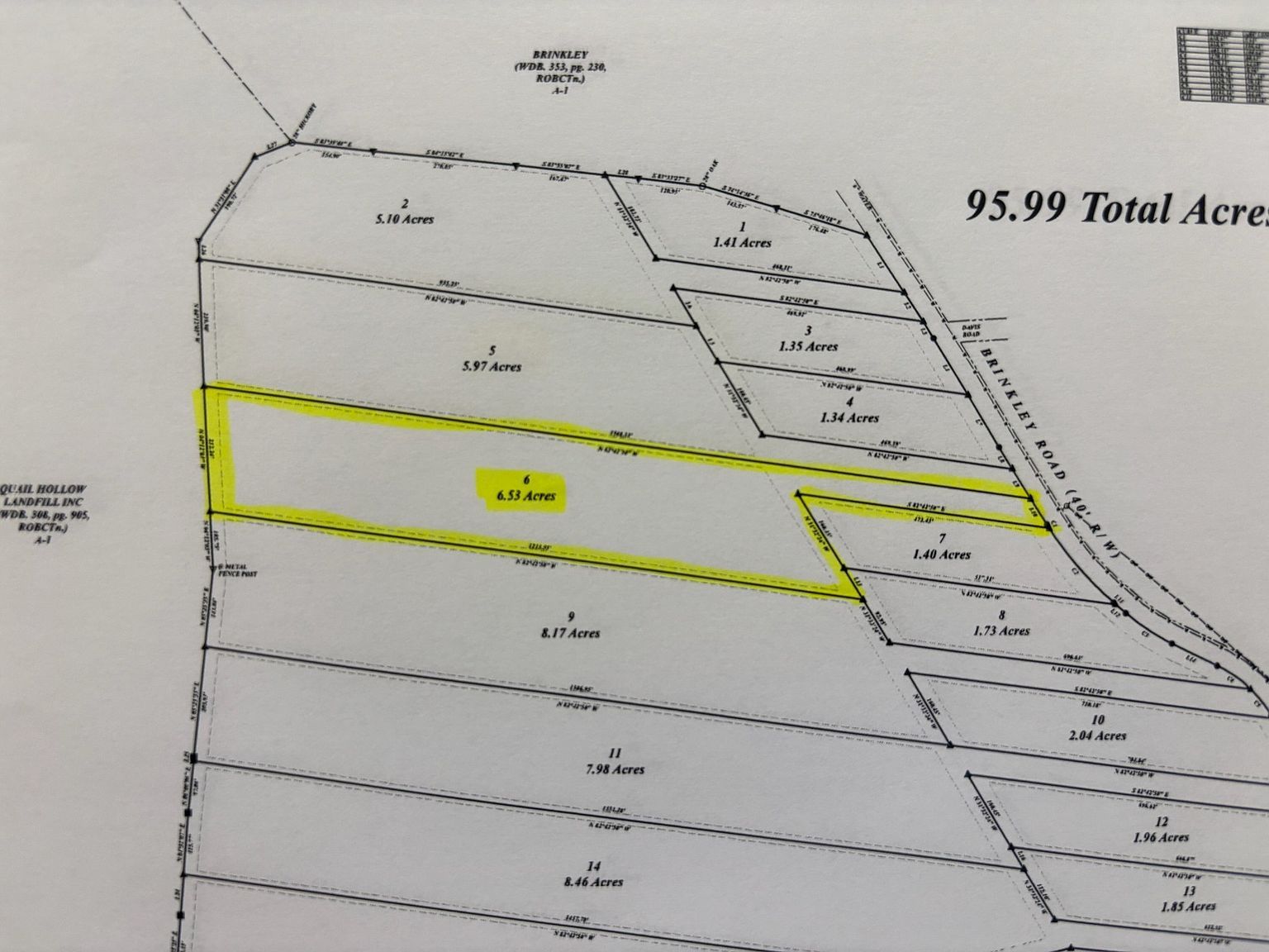 0 Brinkley Rd LOT 6 Wartrace, TN 37183 | Land/Lot