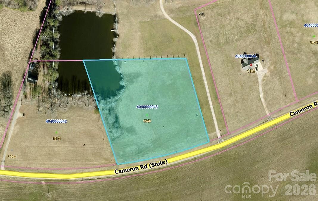 1548 Cameron Rd York, SC 29745 | Land/Lot