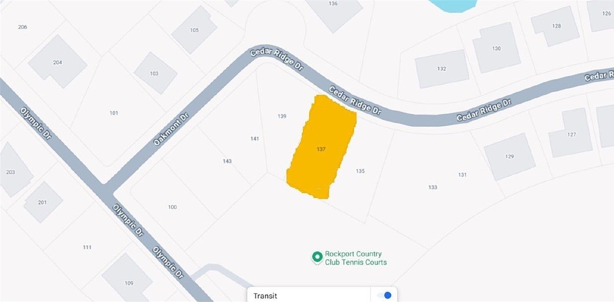 137 Cedar Ridge Dr Rockport, TX 78382  | Land/Lot