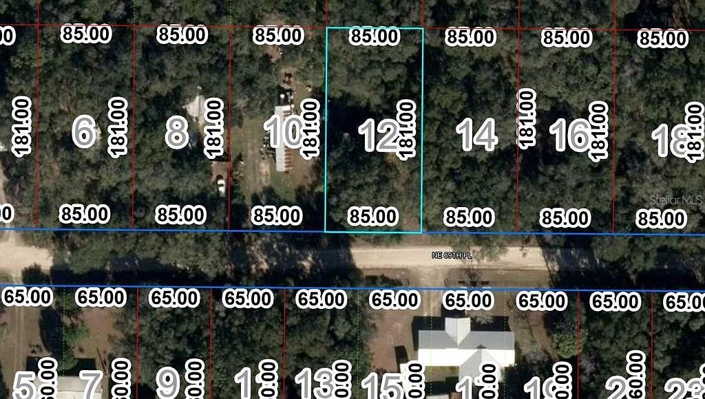 10267 NE 69th Pl LOT 16 Bronson, FL 32621  | Land/Lot