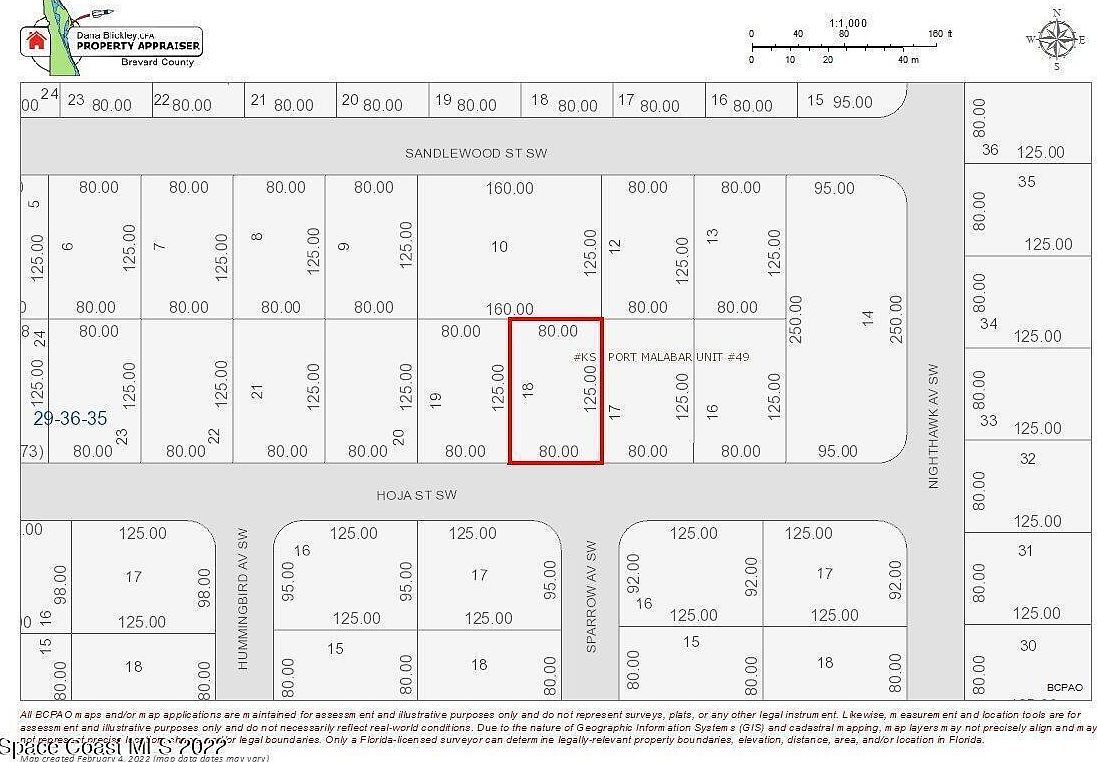 661 Hoja St SW Palm Bay, FL 32908  | Land/Lot