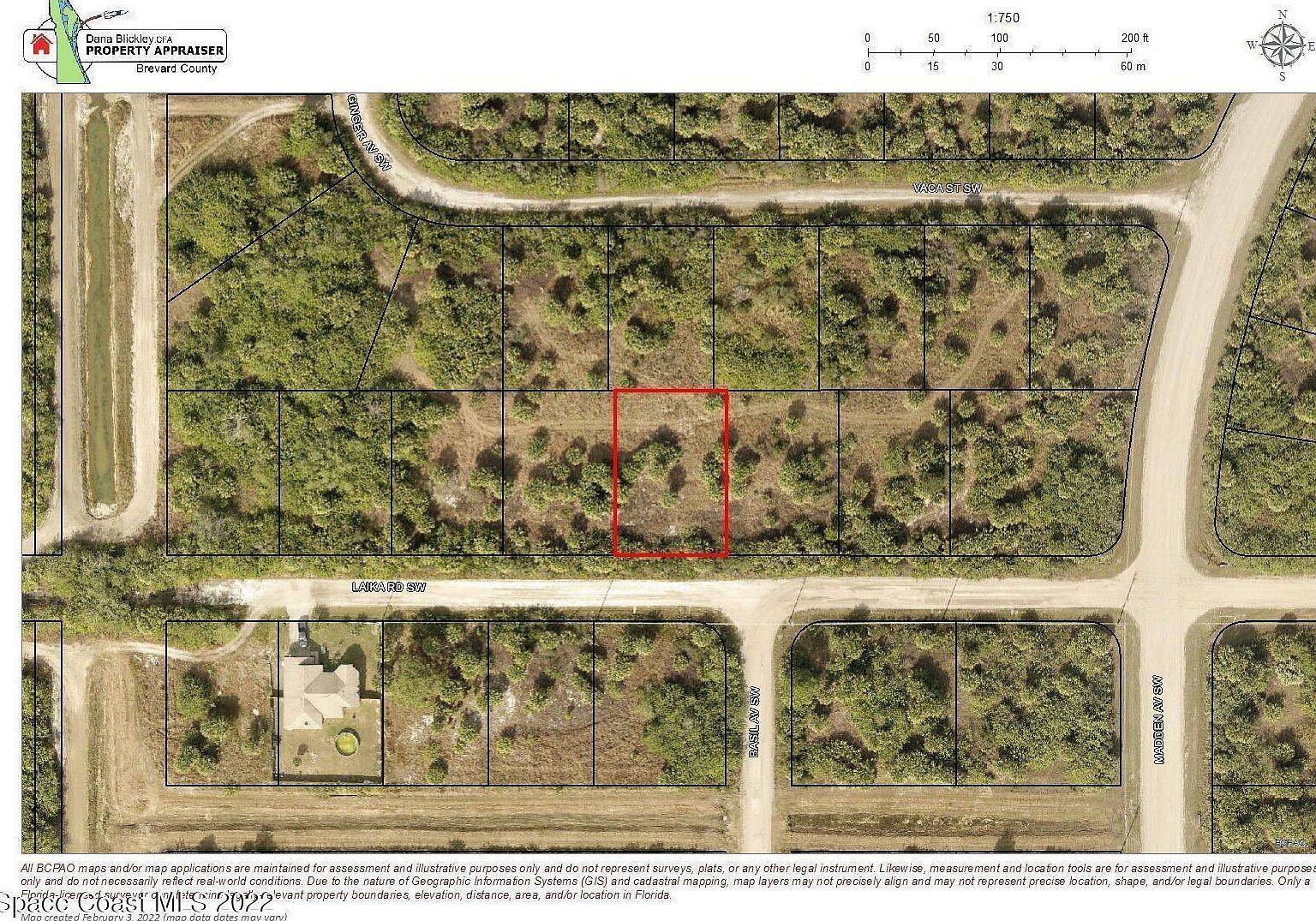 833 Laika Rd SW Palm Bay, FL 32908  | Land/Lot