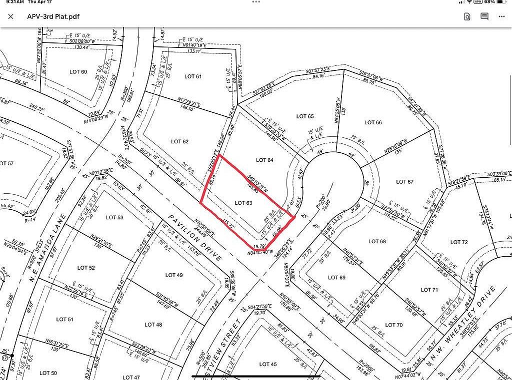 2701 NE Crestview St Blue Springs, MO 64029  | Land/Lot