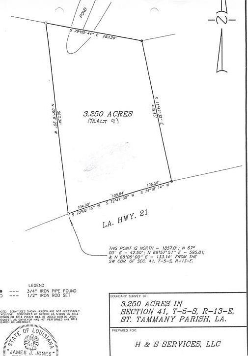 Highway 21 Bush, LA 70431  | Land/Lot