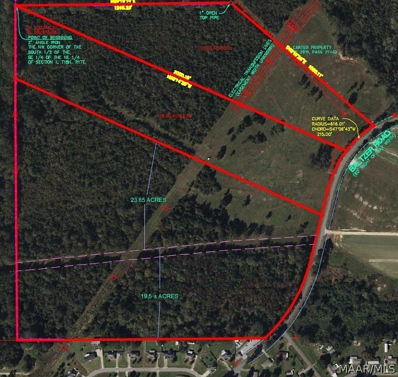 849 Baltzer Rd Wetumpka, AL 36092  | Land/Lot