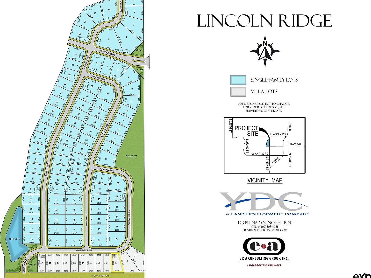 21659 McClellan Dr Gretna, NE 68028  | Land/Lot