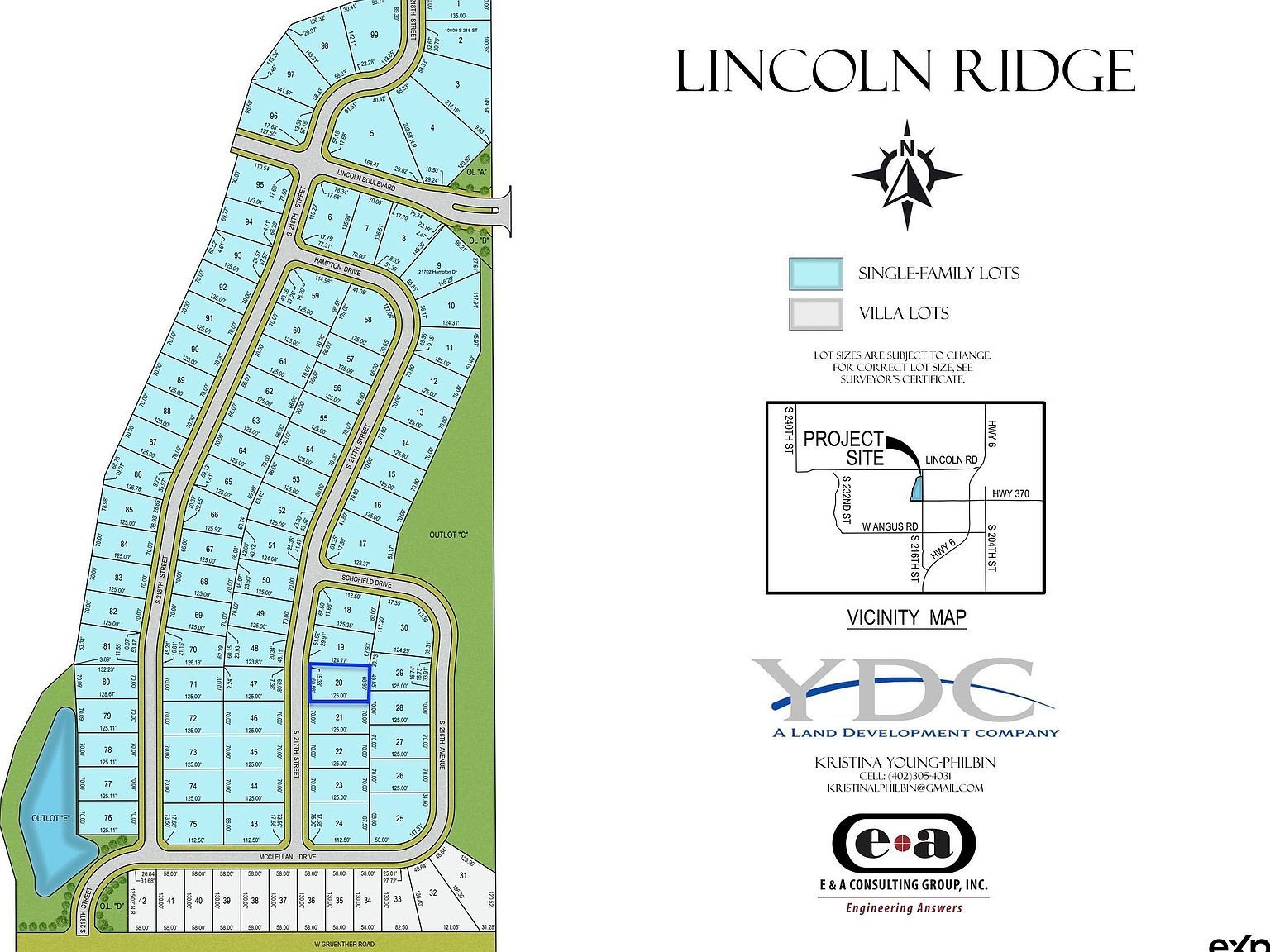 11061 S 217th St Gretna, NE 68028 | Land/Lot
