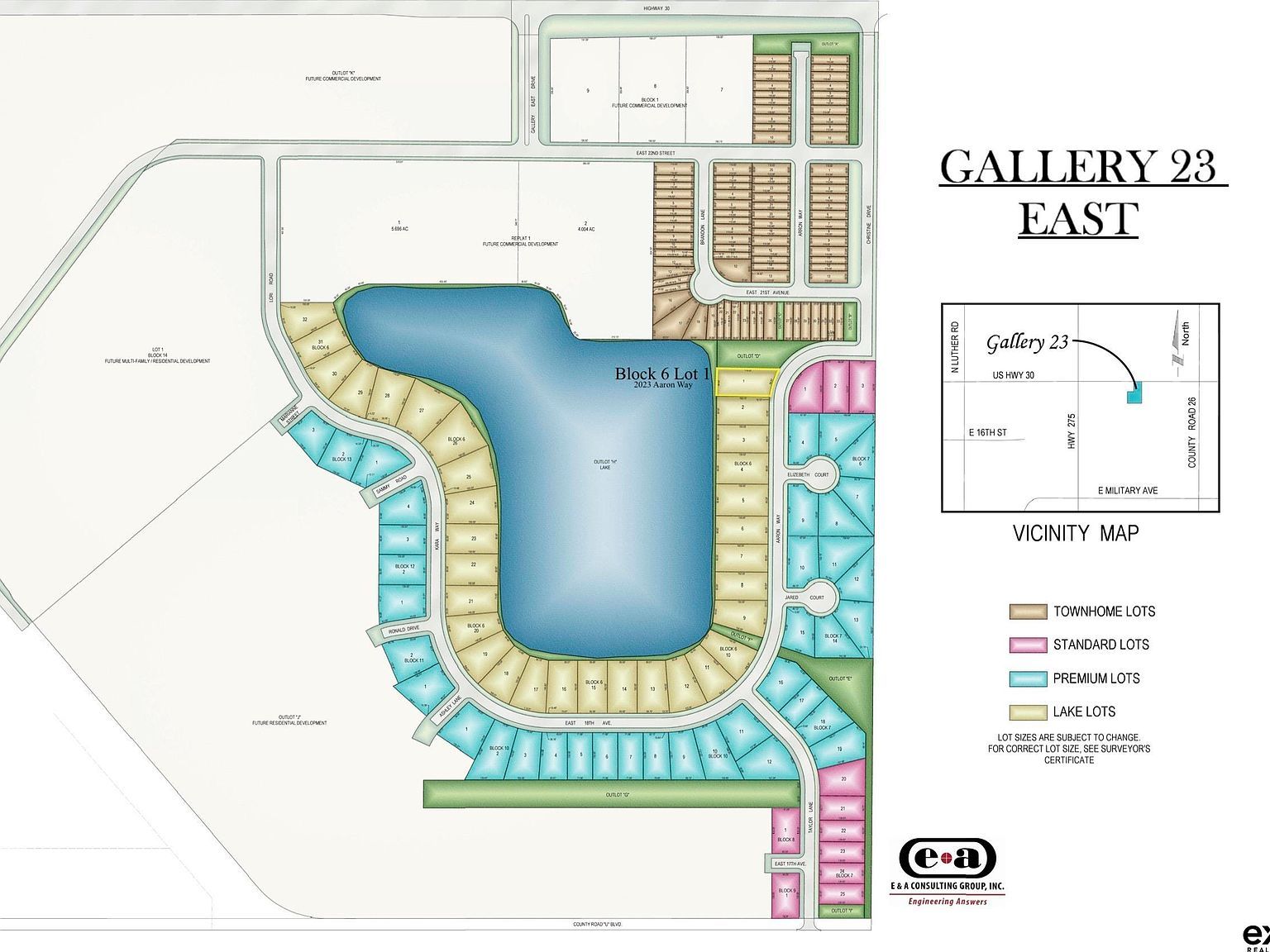 2023 Aaron Way Fremont, NE 68025  | Land/Lot