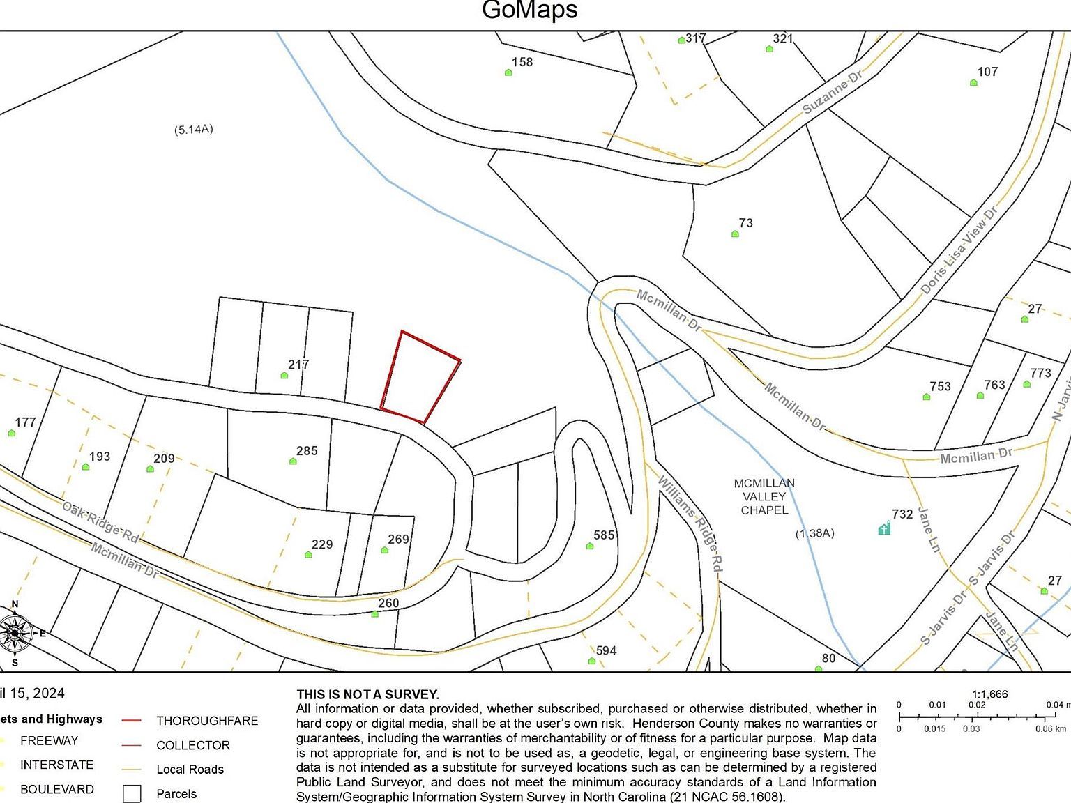 217 Oak Ridge Rd Hendersonville, NC 28792  | Land/Lot