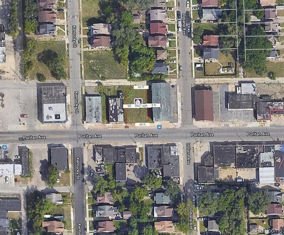8816 Puritan St Detroit, MI 48238  | Land/Lot