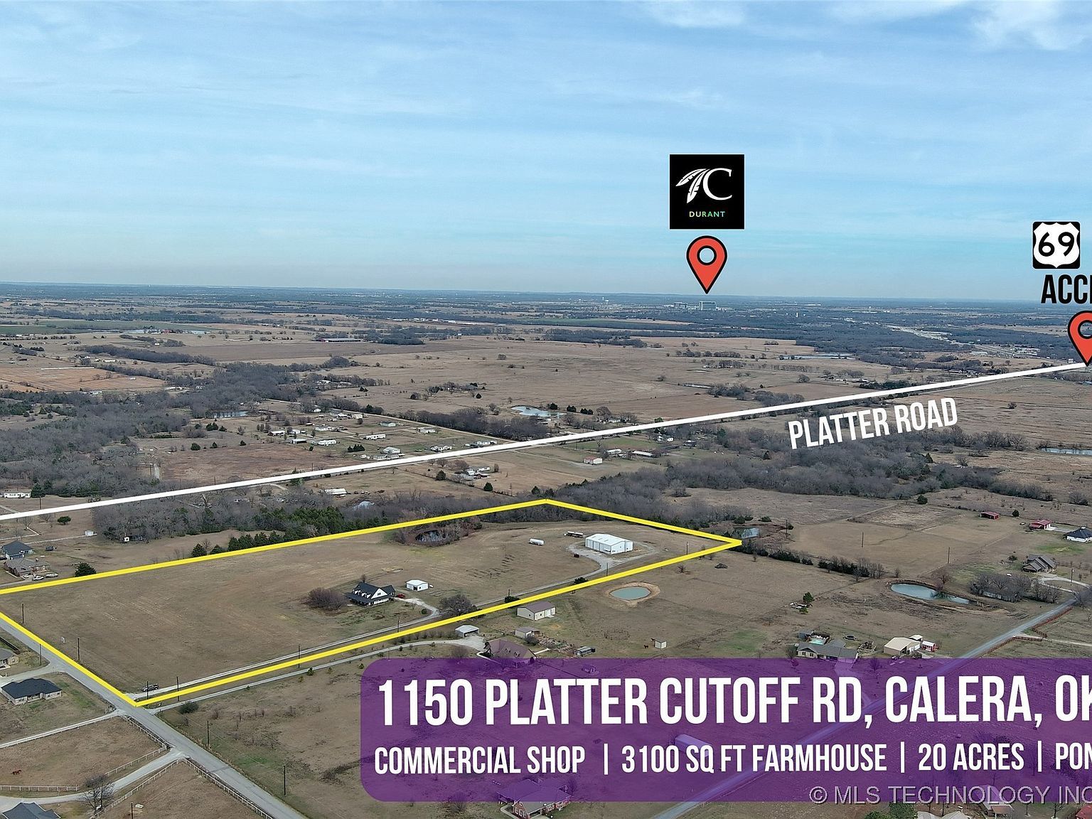 1150 Platter Rd Calera, OK 74730 - Thumbnail 3