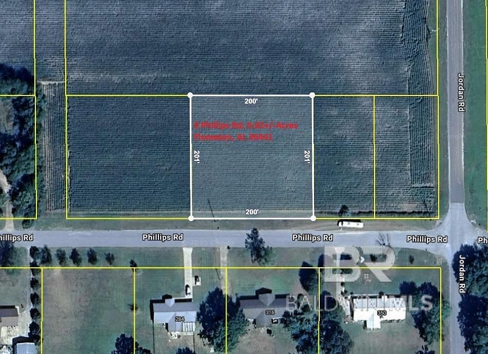 0 Phillips Rd Flomaton, AL 36441  | Land/Lot