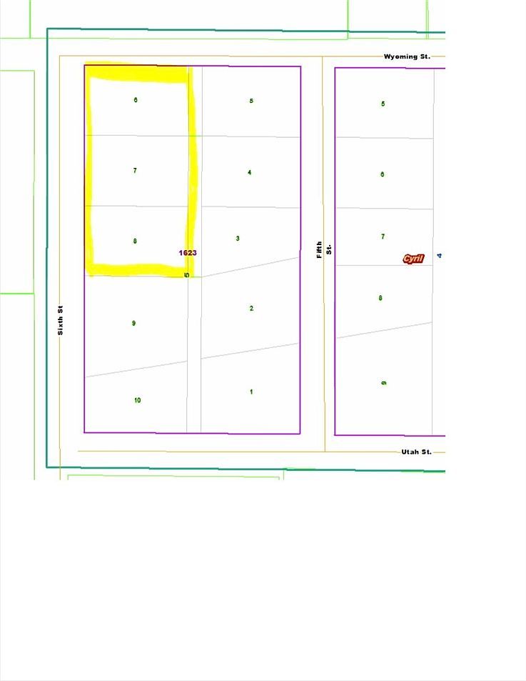 6th & Wyoming Cyril, OK 73029  | Land/Lot