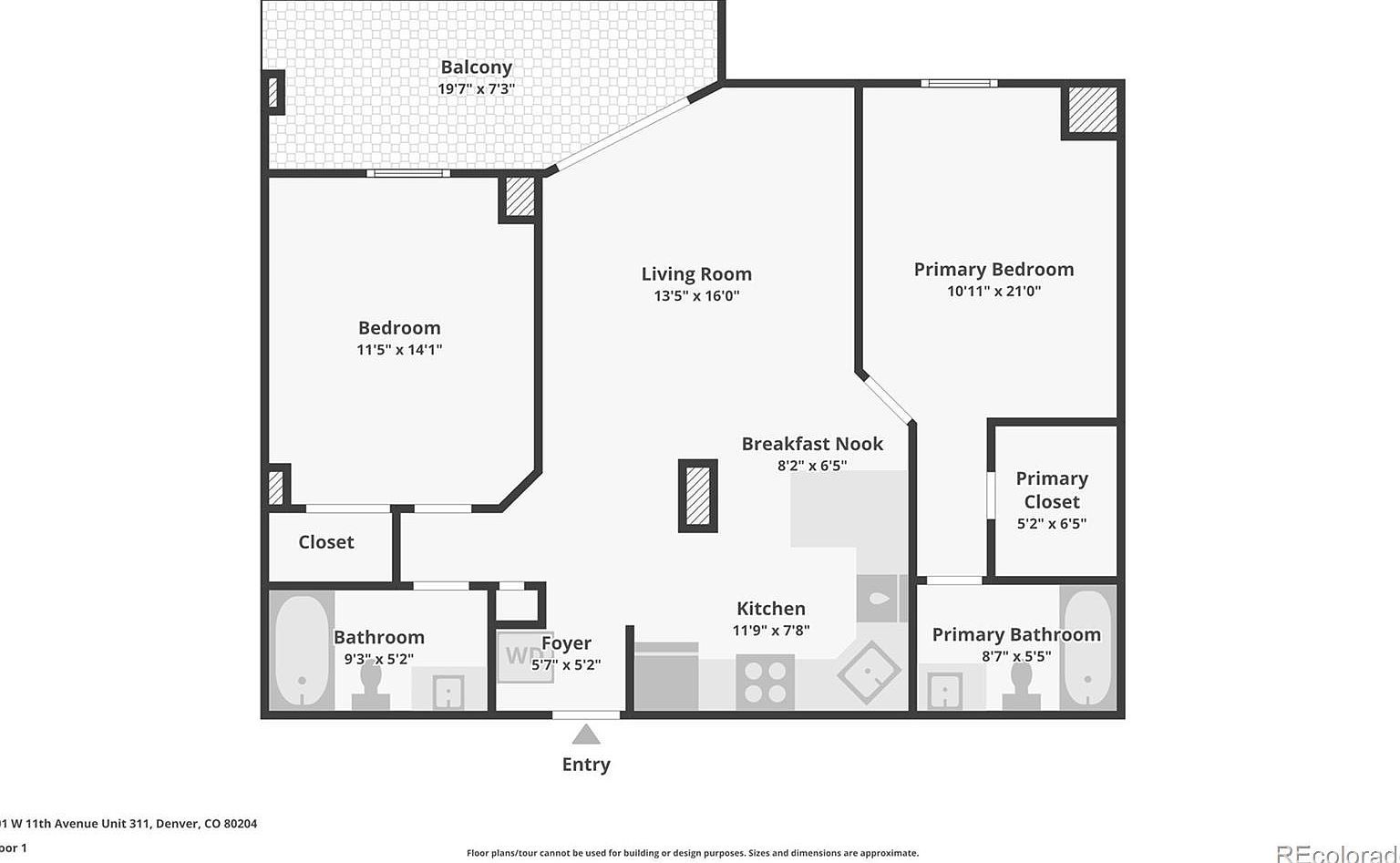 601 W 11th Ave APT 311 Denver, CO 80204  | Condominium