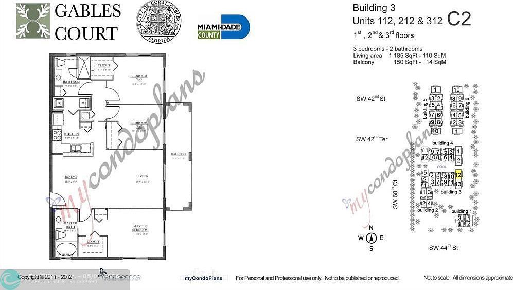 6831 SW 44th St APT 312 Miami, FL 33155  | Condominium
