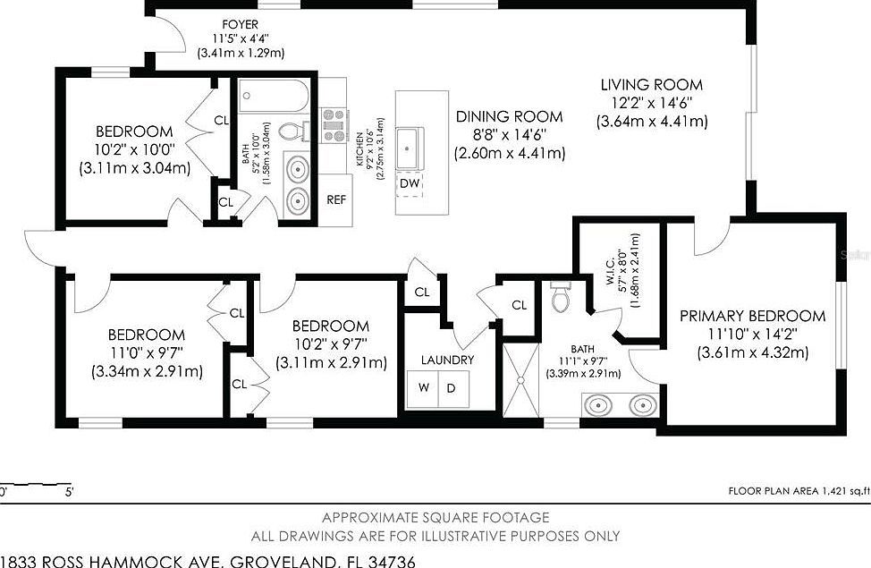 1833 Ross Hammock Ave Groveland, FL 34736  | Single Family