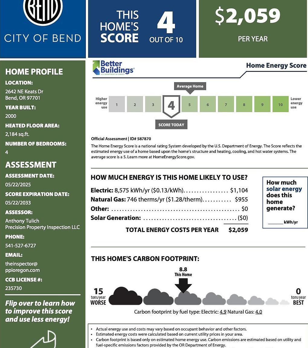 2642 NE Keats Dr Bend, OR 97701  | Single Family