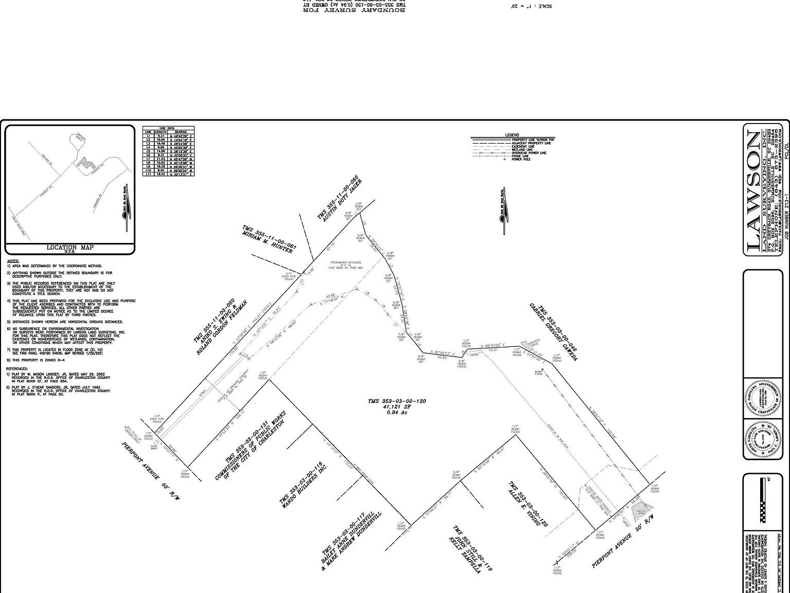 1652 Pierpont Ave Charleston, SC 29414 | Land/Lot