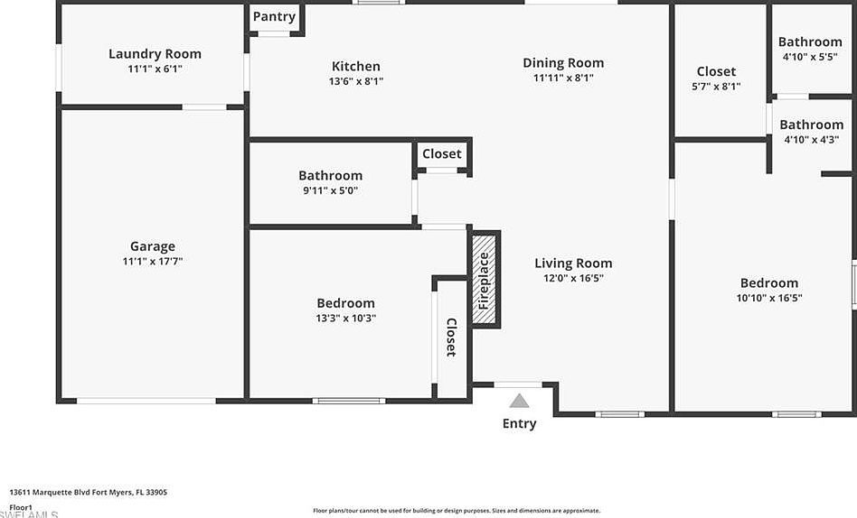 13611 Marquette Blvd Fort Myers, FL 33905  | Single Family