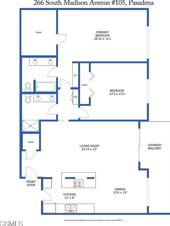 266 S Madison Ave APT 105 Pasadena, CA 91101  | Condominium