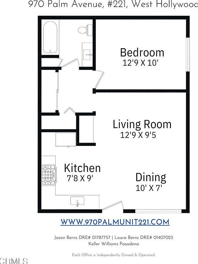 970 Palm Ave APT 221 West Hollywood, CA 90069  | Condominium