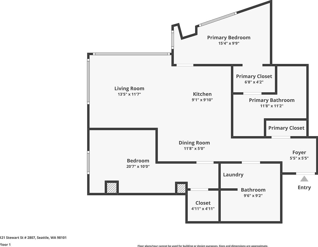 121 Stewart St #2807 Seattle, WA 98101  | Condominium