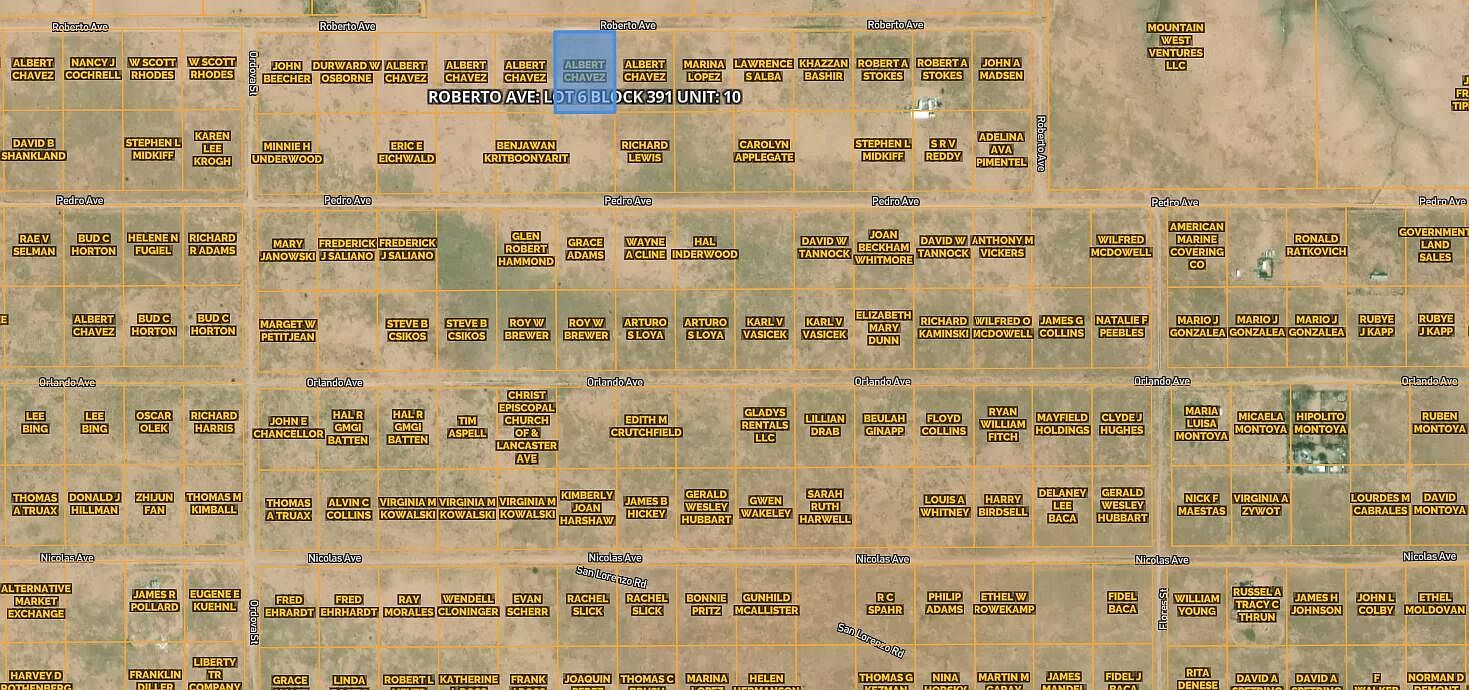 Roberto Avenue Block LOT 6-391 Veguita, NM 87062  | Land/Lot