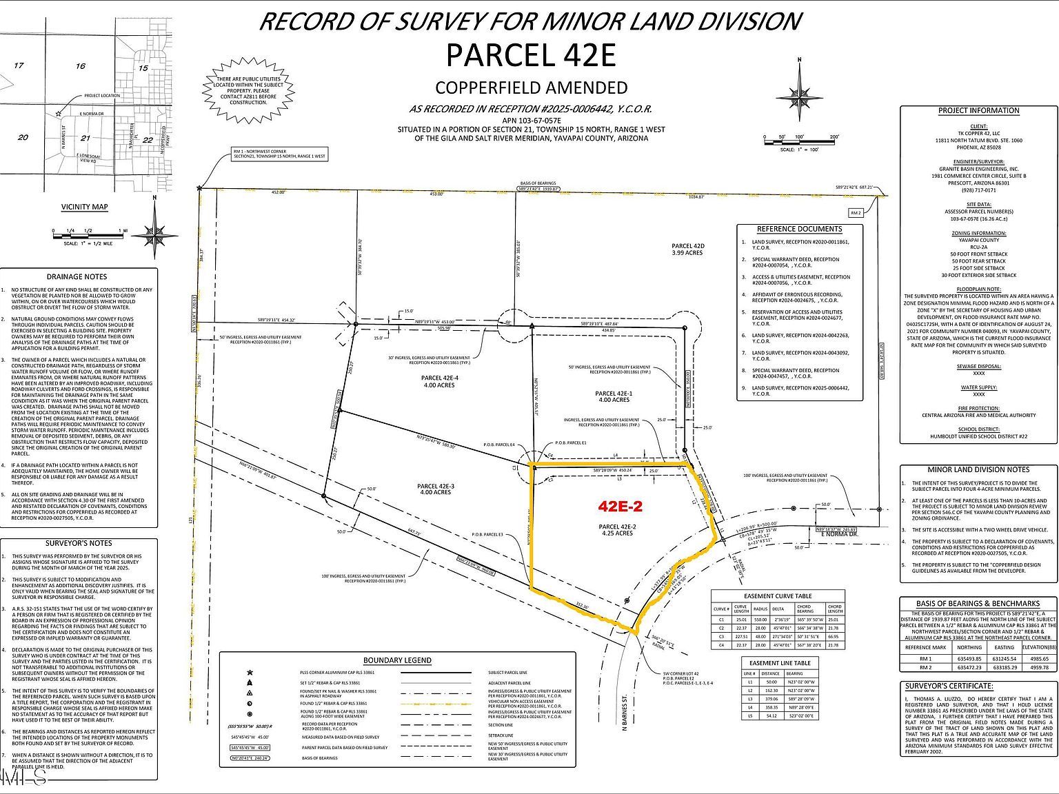 42 E Two Smoked Oak Cir #E2 Prescott Valley, AZ 86315  | Land/Lot